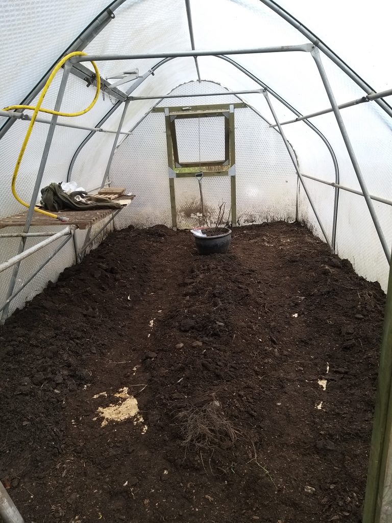 Compost Added to beds